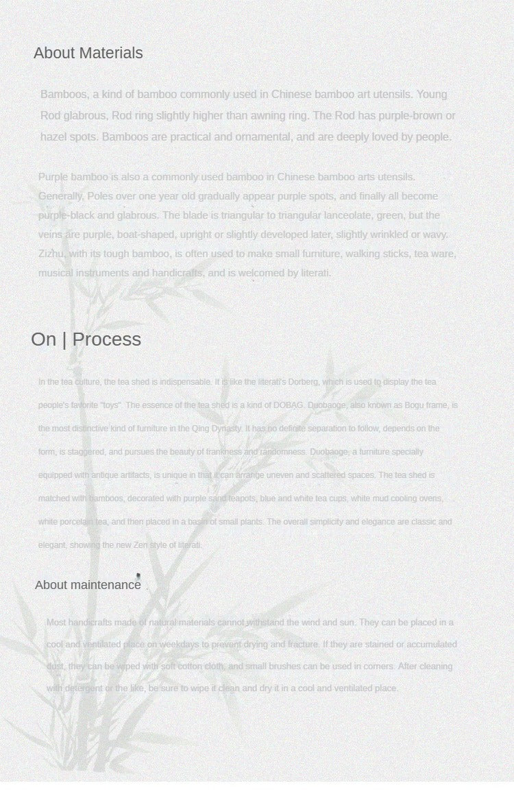 Meilu Bamboo Japanese Seating Tea Pavilion