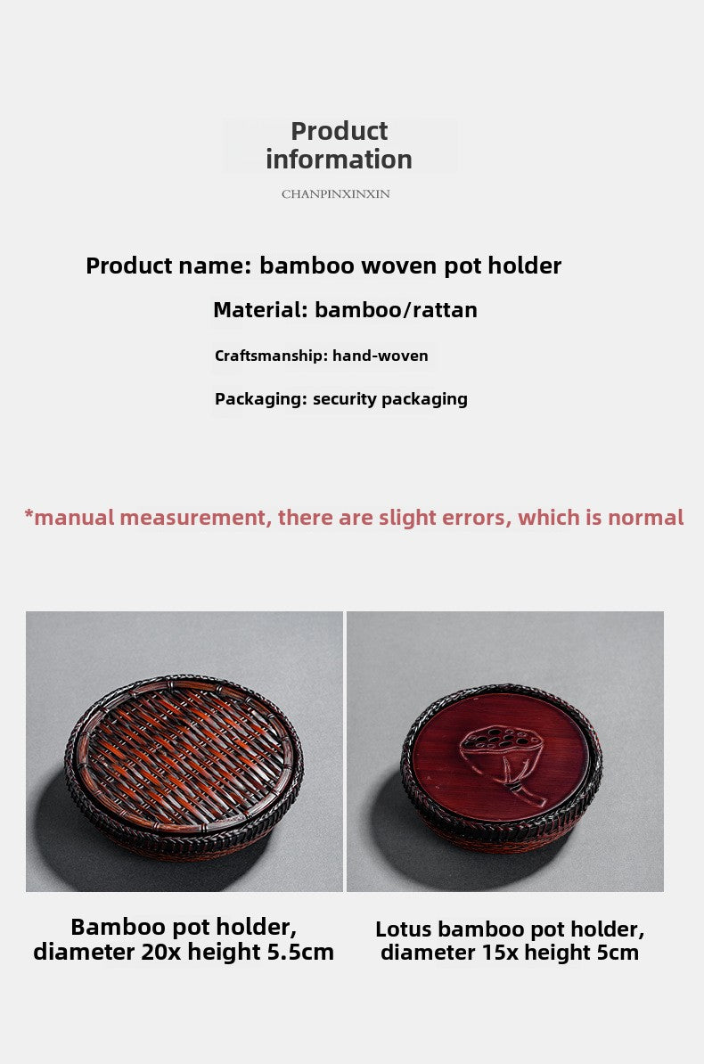 Simple Bamboo-Woven Tray