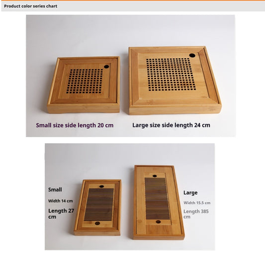 Bamboo Water Storage Tea Tray