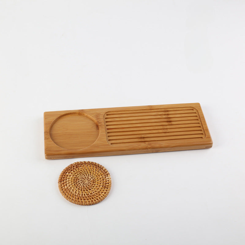 Rectangular Bamboo Tea Tray