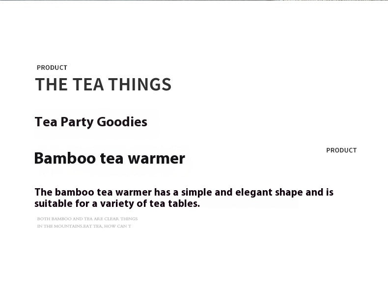 Tea Warmer