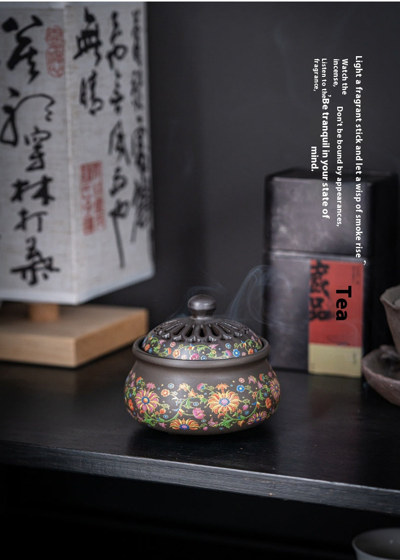 Chinese Style Incense Coil Aromatherapy Furnace Incense Holder