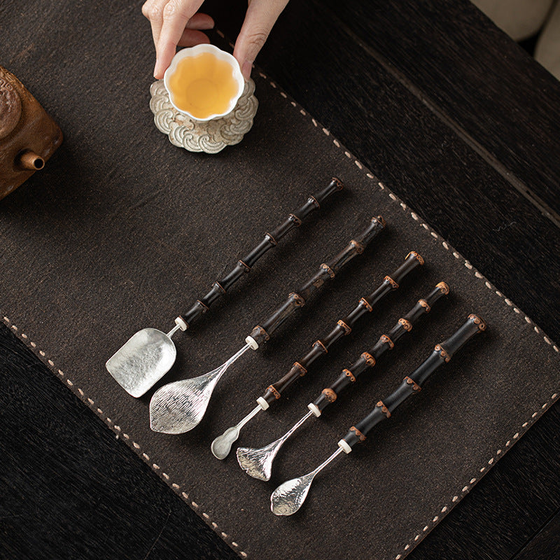 Black Bamboo Tea Spoon