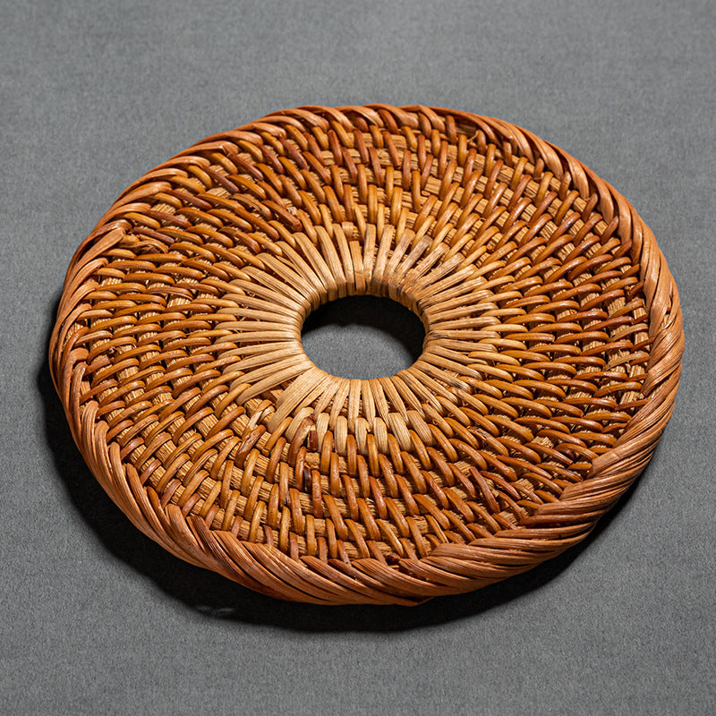 Chinese style creative rattan coaster