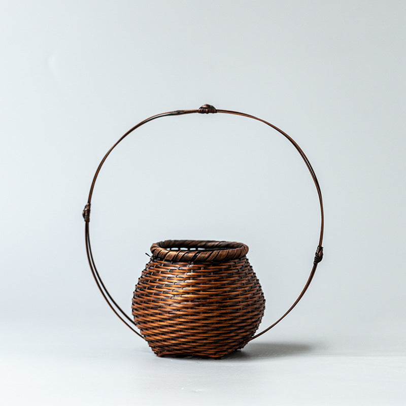 Handmade Bamboo Woven Vase