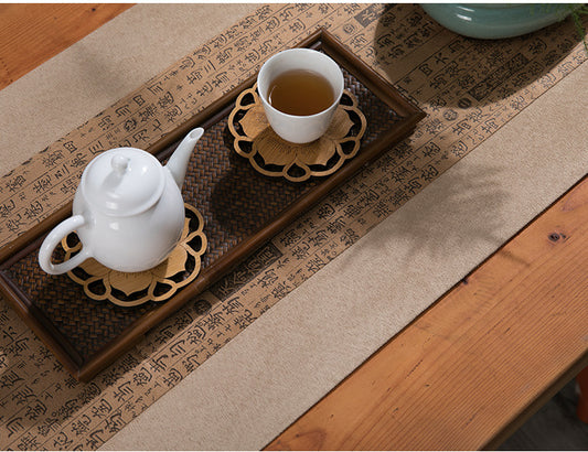 Chinese style tea flag