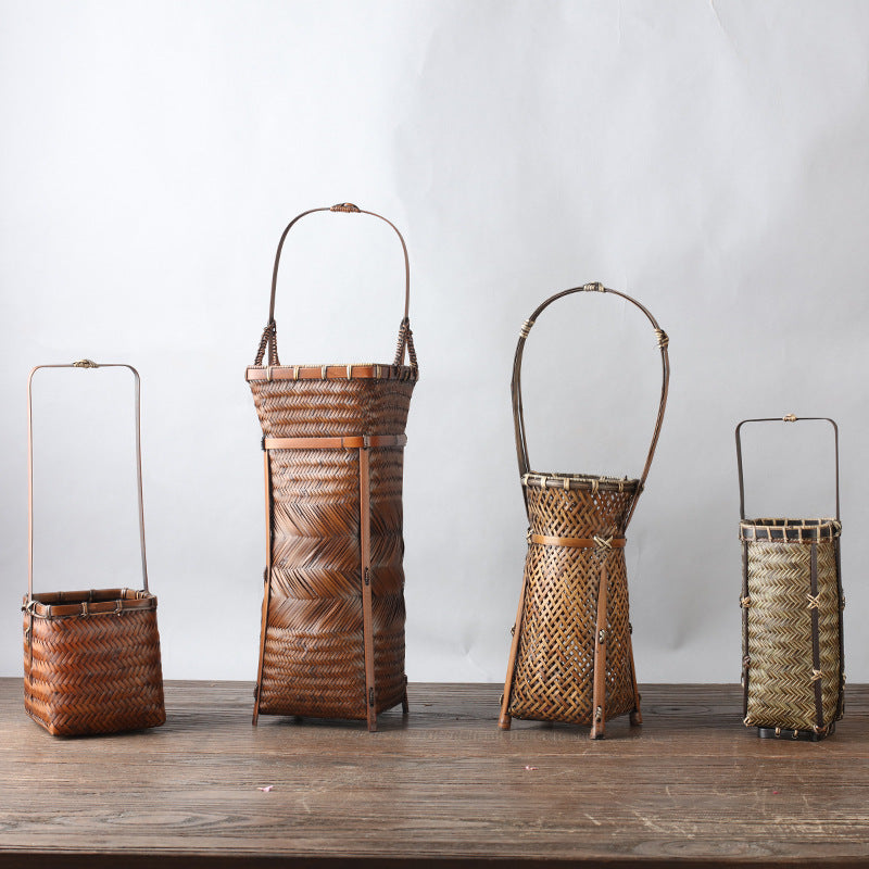 Bamboo Woven Flower Vase