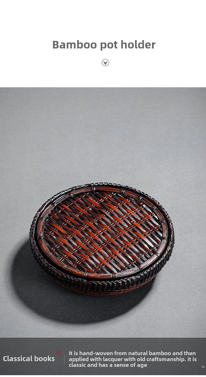 Simple Bamboo-Woven Tray