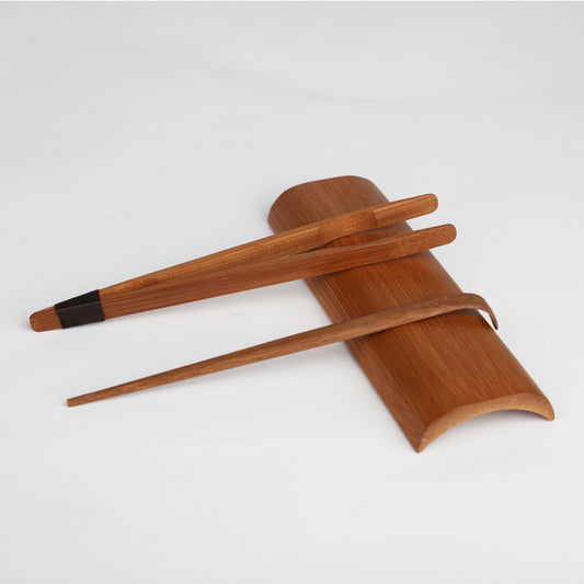 Bamboo Six Items Set Tea Spoon