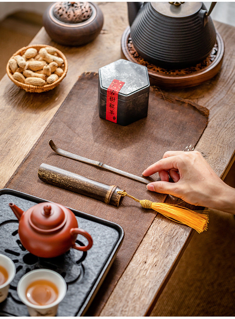Bamboo Tea Spoon Two-Piece Set
