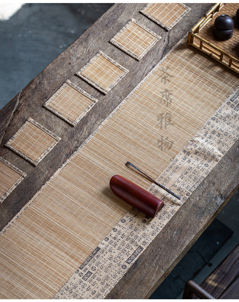 Tea Ceremony Bamboo Mat