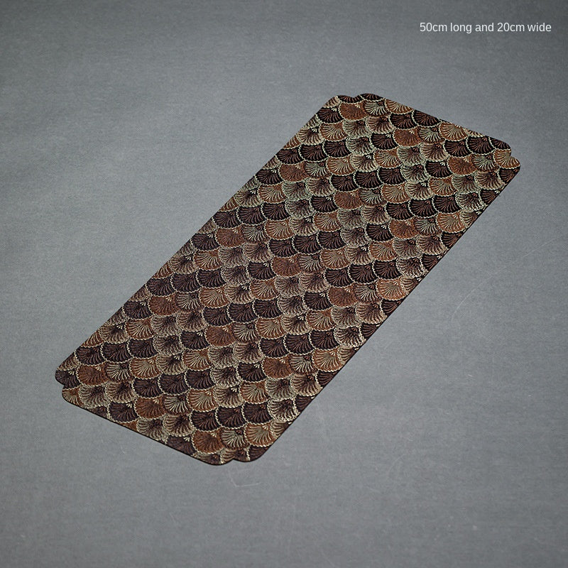 Brocade tea mat
