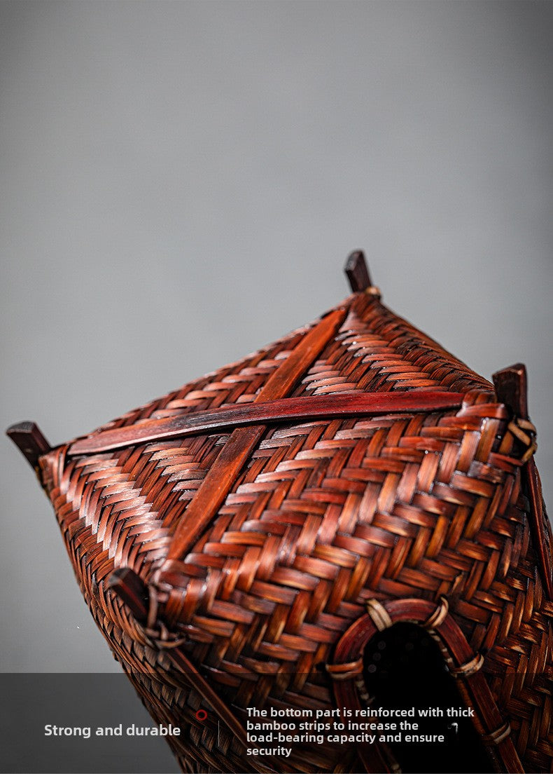 Handmade bamboo cup holder