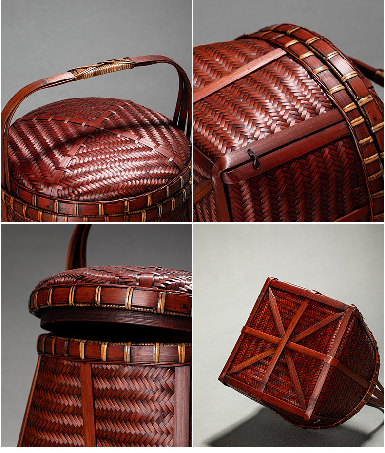 Chinese Retro Bamboo Food Container