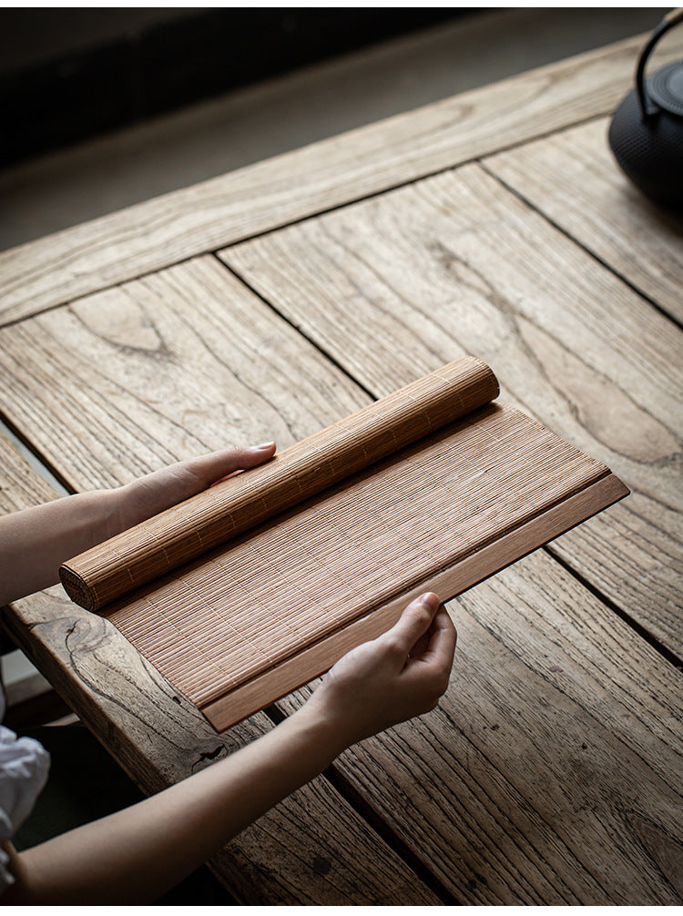 Tea Ceremony Bamboo Mat
