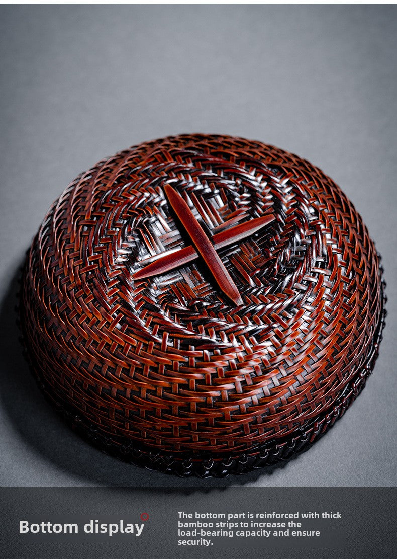 Simple Bamboo-Woven Tray