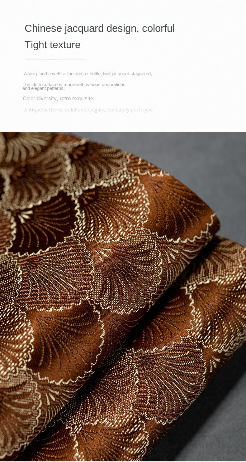 Brocade tea mat