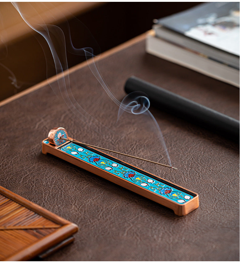 European Retro Zinc Alloy Incense Holder