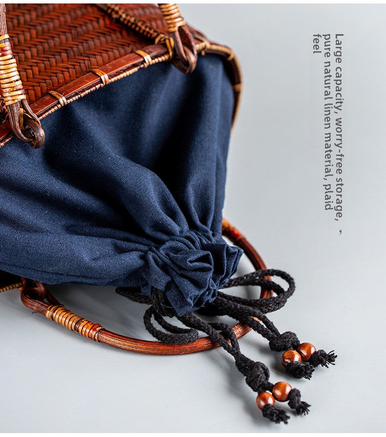 Chinese Style Handmade Bamboo Woven Bag