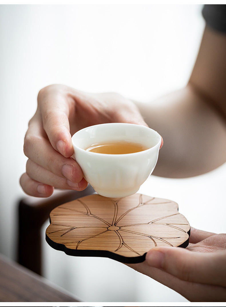 茶道用禅中国竹カップマット