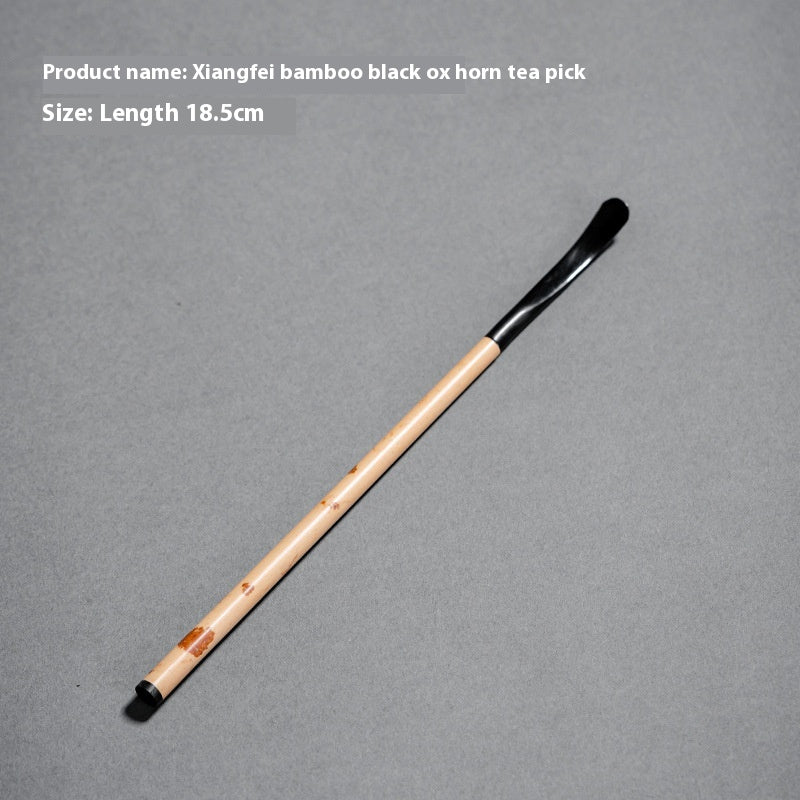 Ox Horn Tea Scoop Long Handle Matcha Spoon