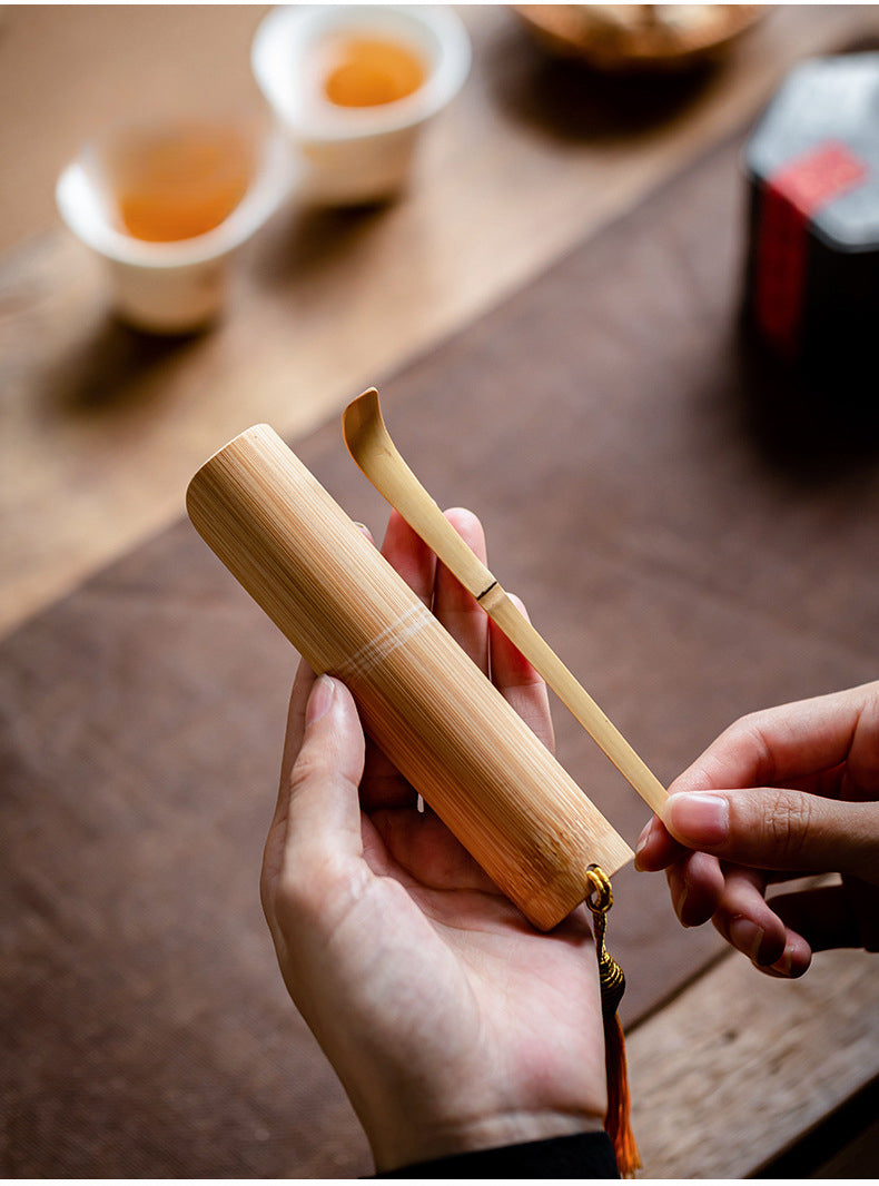 Bamboo Tea Spoon Two-Piece Set
