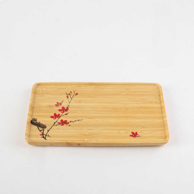 Rectangular Bamboo Tea Tray