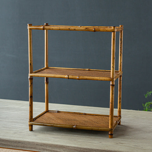 Bamboo Tea Service Plate Tea Ware Storage Cup Holder