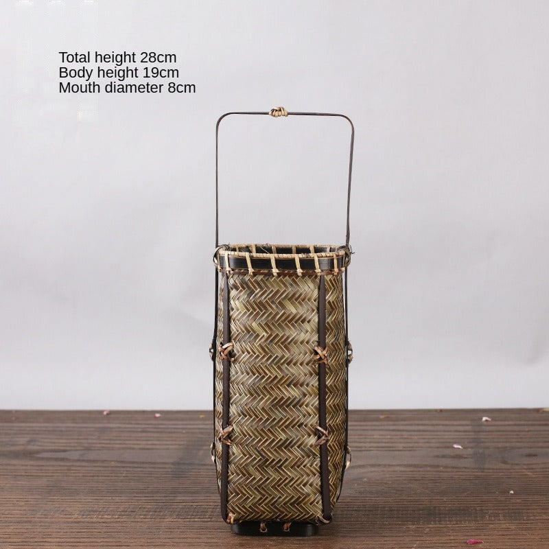 Bamboo Woven Flower Vase