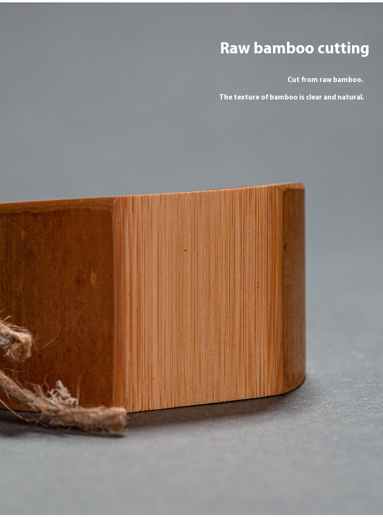 Bamboo flower vase