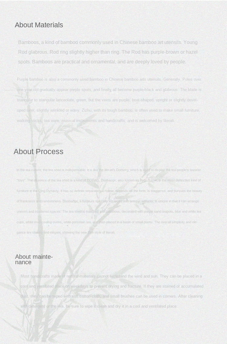 Meilu Bamboo Tea Shelf Display Stand