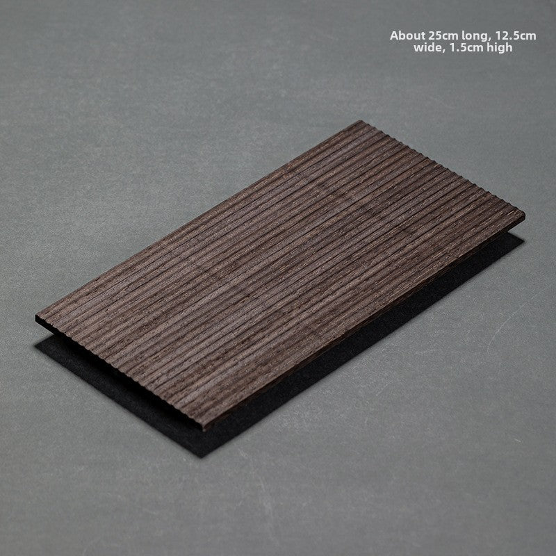 Wooden tea ceremony coaster
