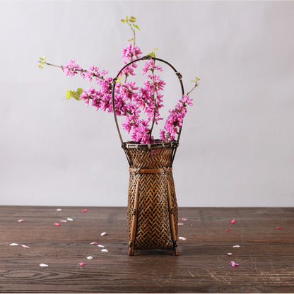 Bamboo Woven Flower Vase