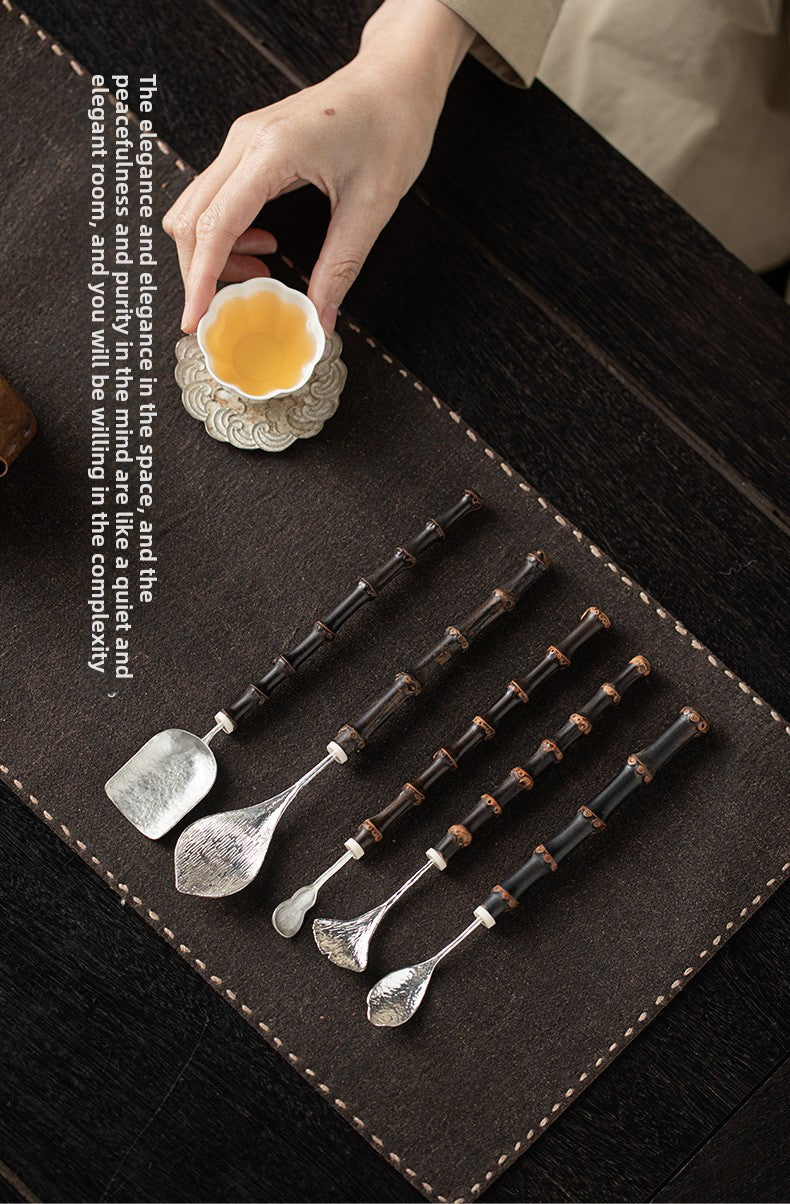 Black Bamboo Tea Spoon