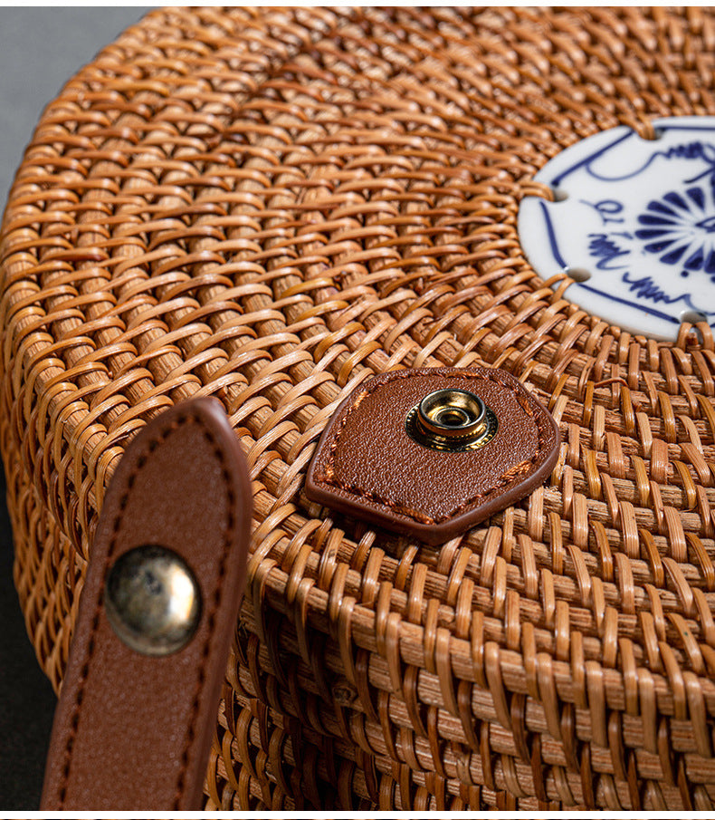 Rattan Woven Pu-erh Tea Box