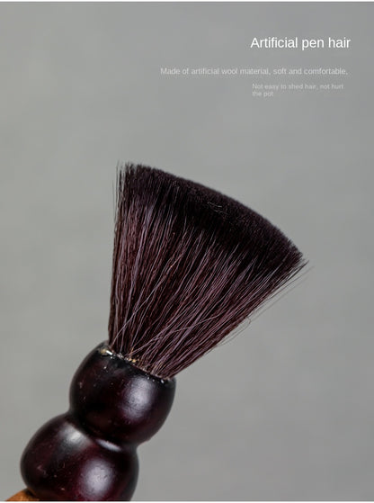 Chinese Style Old Bamboo Root Teapot Brush