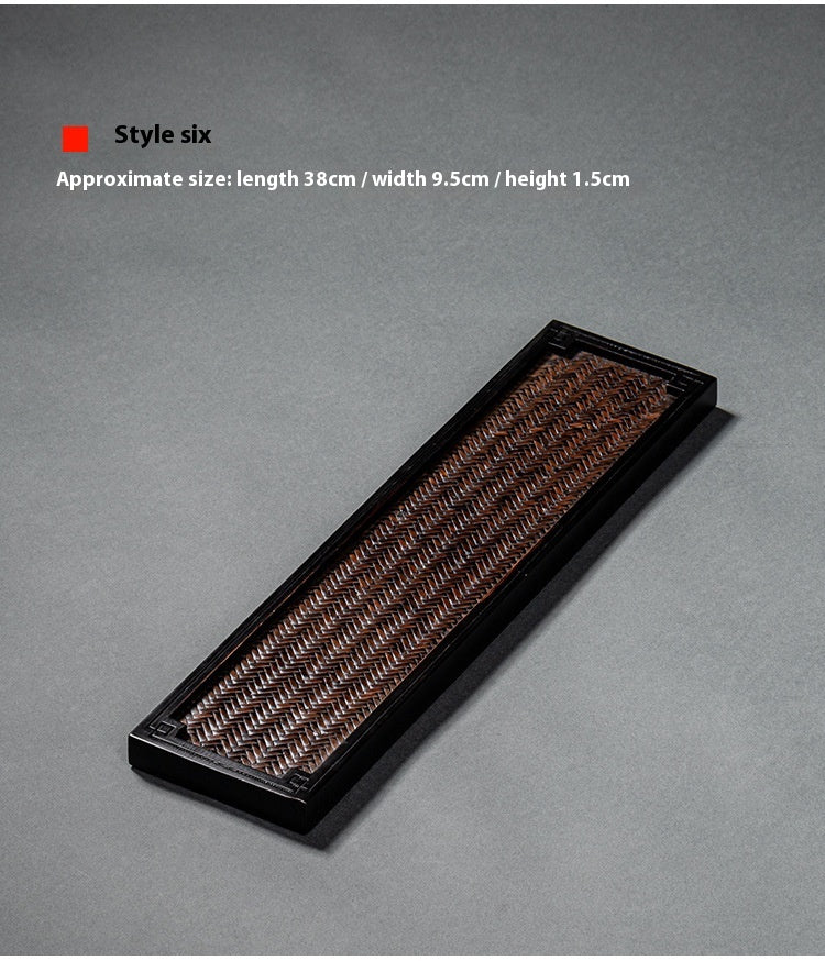 Household Solid Wood Tea Tray Food Tray