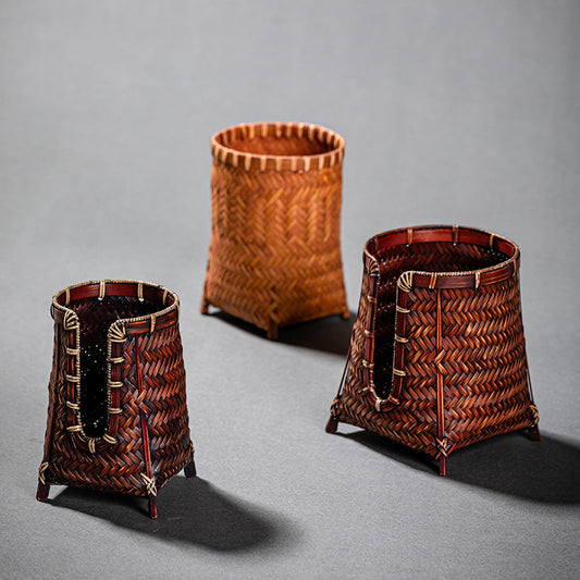 Handmade bamboo cup holder