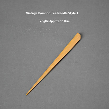 Chinese Style Bamboo Tea Needle Tea Knife