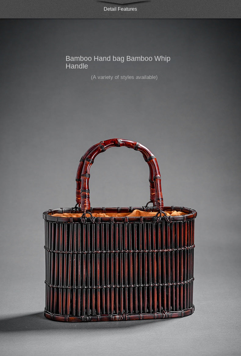 Retro Bamboo Woven Bag