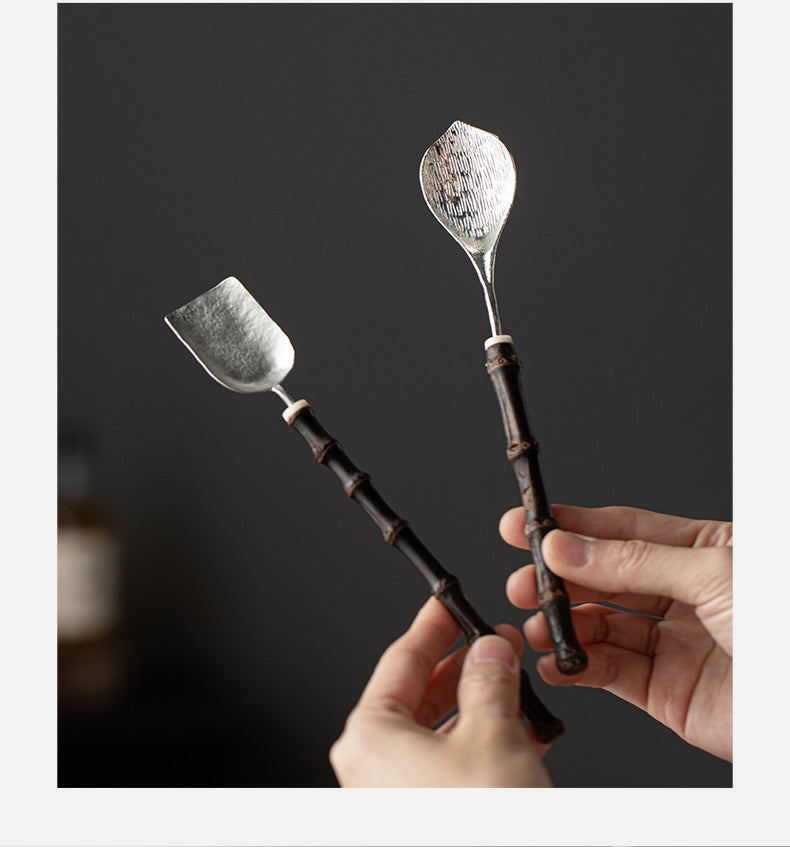 Black Bamboo Tea Spoon
