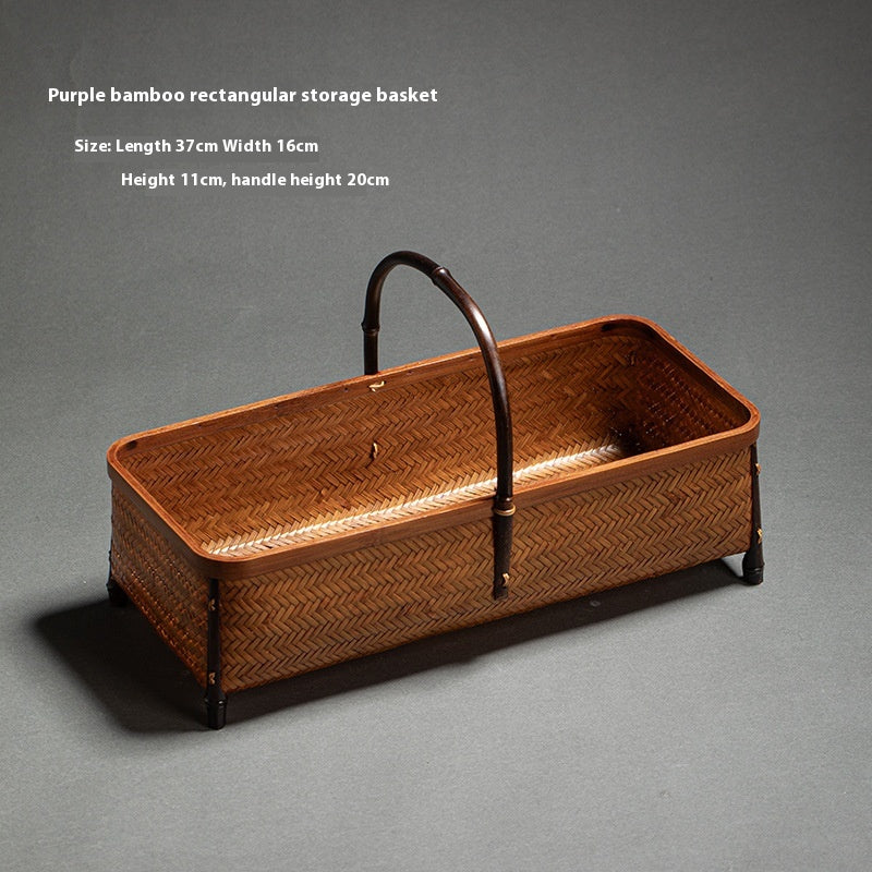 Bamboo Woven Storage Basket