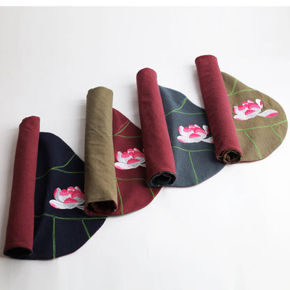 Chinese Style Fabric Small Tea Mat Coaster