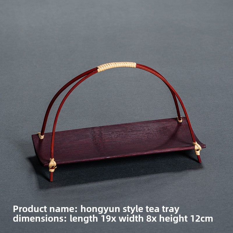 Bamboo Woven Tea Cake Tray