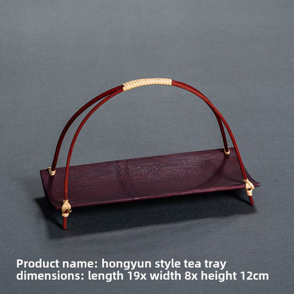 Bamboo Woven Tea Cake Tray