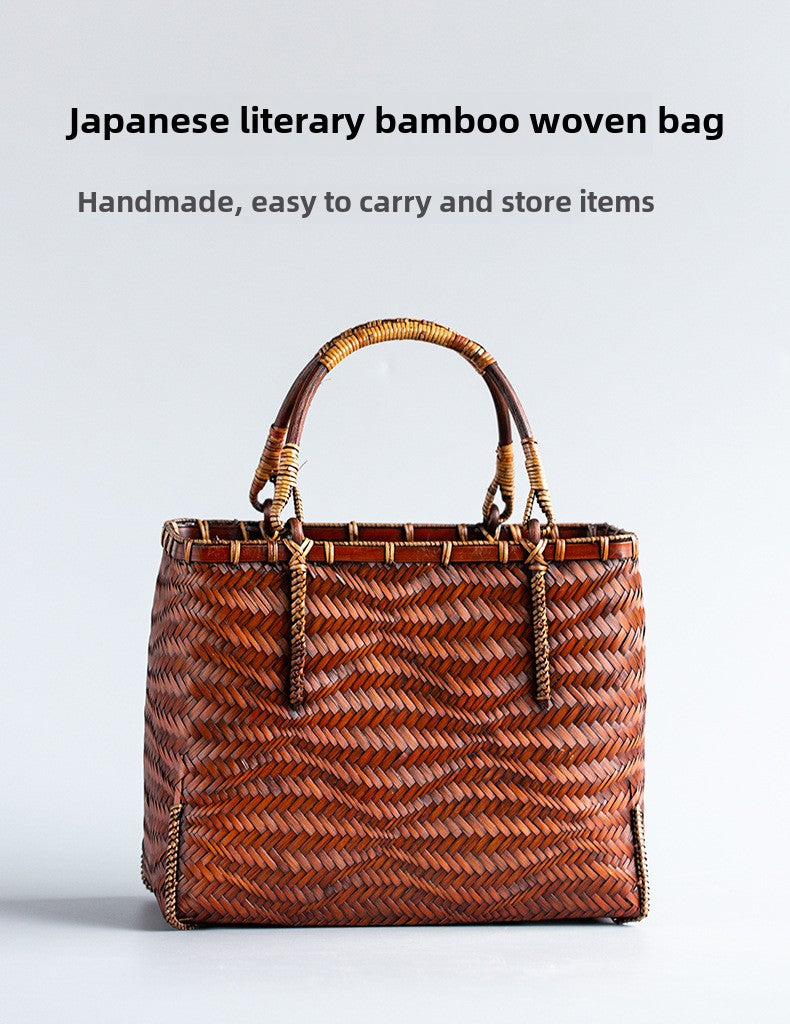 Chinese Style Handmade Bamboo Woven Bag