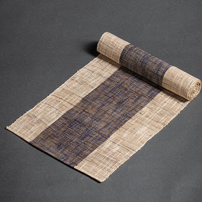 Hand-woven hemp grass tea mat