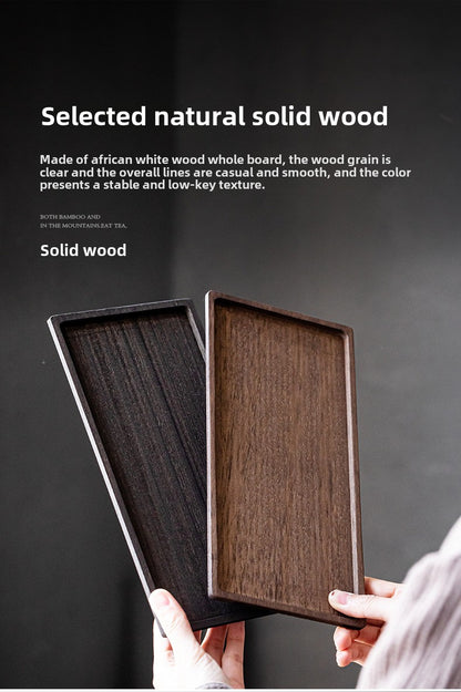 Solid Wood Dry Pour Tea Tray