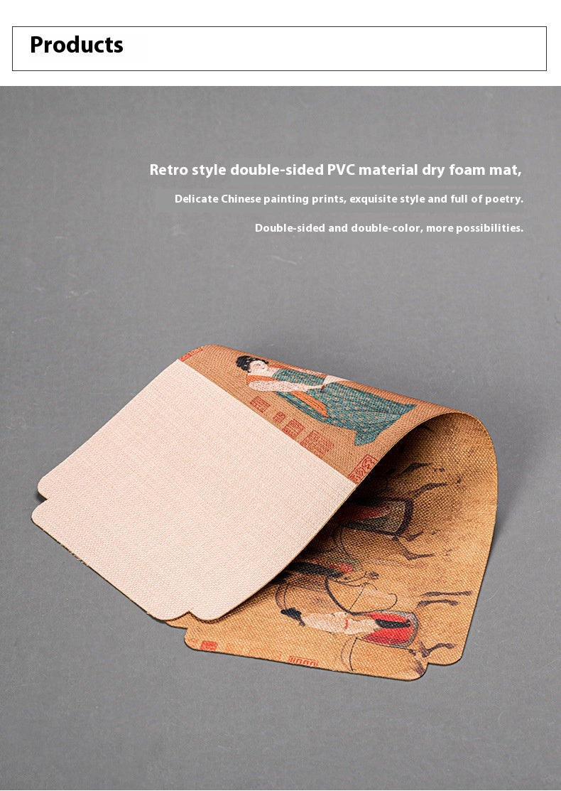 Tea Mat Coaster Heat Insulation Mat Waterproof Master Small Tea Mat