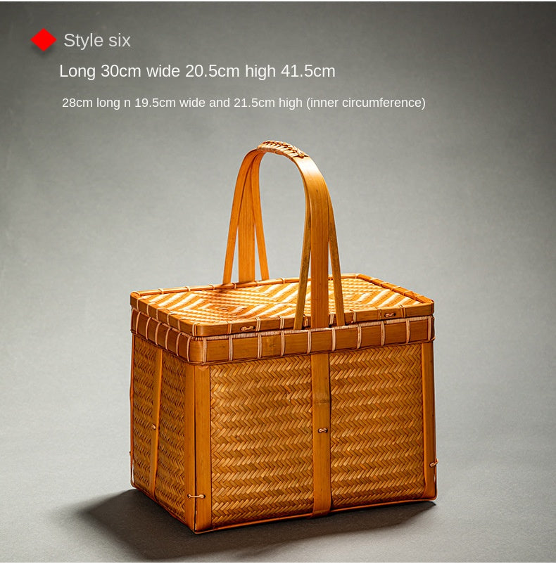 Chinese Retro Bamboo Food Container